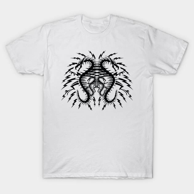 Abstract Dragons T-Shirt by viSionDesign